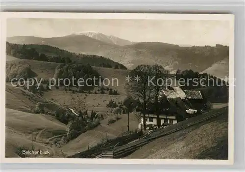 AK / Ansichtskarte Schauinsland Belchenblick Kat. Oberried