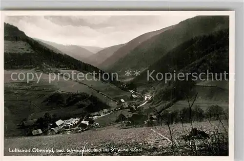 AK / Ansichtskarte Oberried Breisgau Blick ins Wilhelmertal Kat. Oberried