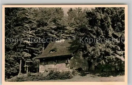 AK / Ansichtskarte Freiburg Breisgau Huette Hubertus Kat. Freiburg im Breisgau