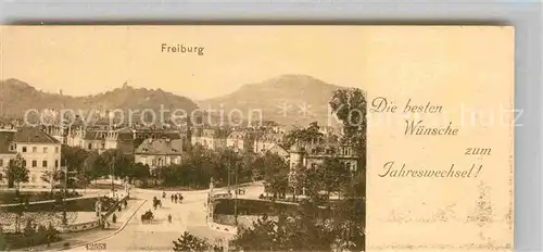 AK / Ansichtskarte Freiburg Breisgau Teilansicht  Kat. Freiburg im Breisgau