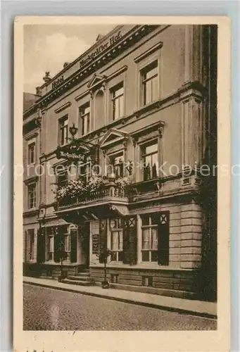 AK / Ansichtskarte Freiburg Breisgau Hotel Markgraefler Hof Kat. Freiburg im Breisgau