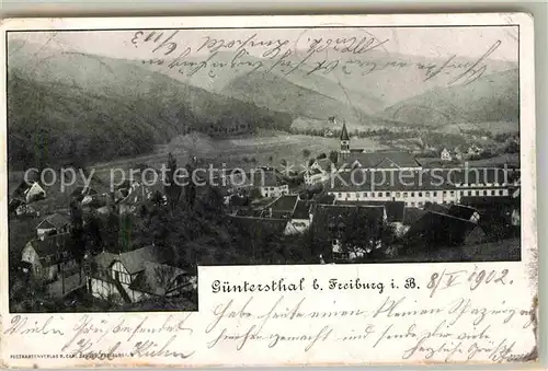 AK / Ansichtskarte Guenterstal Freiburg Teilansicht  Kat. Freiburg im Breisgau