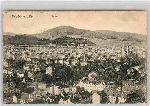 AK / Ansichtskarte Freiburg Breisgau Panorama Wiehre Kat. Freiburg im Breisgau