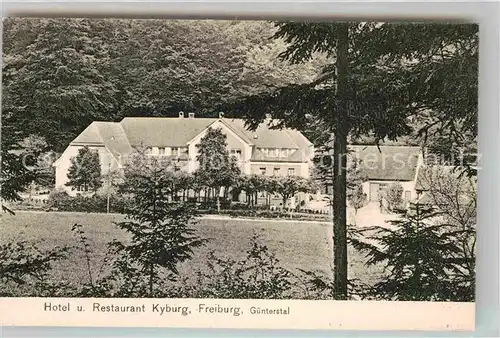 AK / Ansichtskarte Guenterstal Freiburg Restaurant Kyburg Kat. Freiburg im Breisgau