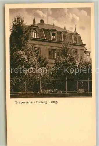 AK / Ansichtskarte Freiburg Breisgau Brisgovenhaus Kat. Freiburg im Breisgau
