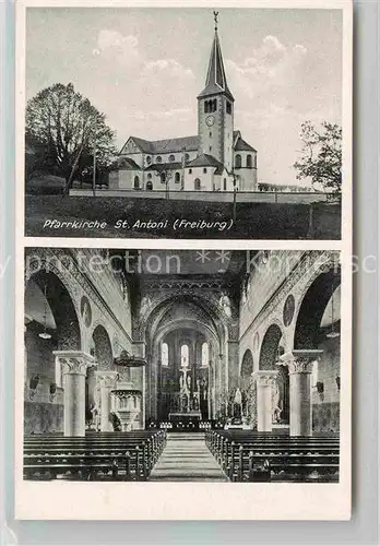 AK / Ansichtskarte Freiburg Breisgau Pfarrkirche Sankt Antoni Kat. Freiburg im Breisgau