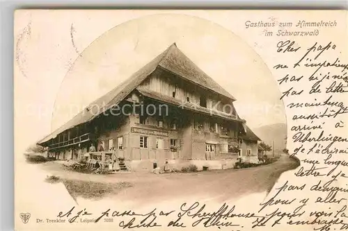 AK / Ansichtskarte Freiburg Breisgau Gasthaus zum Himmelreich Kat. Freiburg im Breisgau