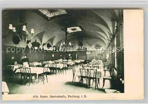 AK / Ansichtskarte Freiburg Breisgau Alte Burse Gartenhalle Kat. Freiburg im Breisgau
