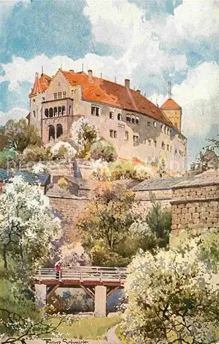 AK / Ansichtskarte Nuernberg Burg Kuenstlerkarte Franz Schmidt Kat. Nuernberg