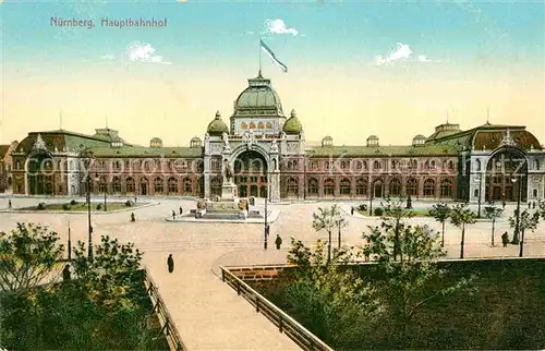 AK / Ansichtskarte Nuernberg Hauptbahnhof Kat. Nuernberg