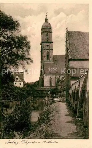 AK / Ansichtskarte Amberg Oberpfalz Vils Sankt Martin Kirche Kat. Amberg