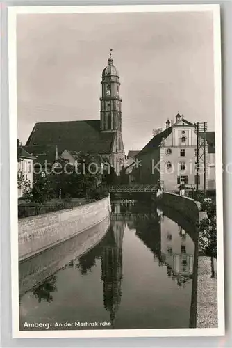 AK / Ansichtskarte Amberg Oberpfalz Martinskirche Kat. Amberg