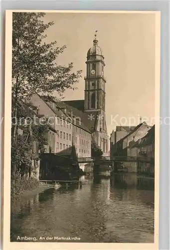 AK / Ansichtskarte Amberg Oberpfalz Martinskirche Kat. Amberg