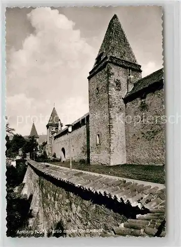 AK / Ansichtskarte Amberg Oberpfalz Stadtmauer Kat. Amberg