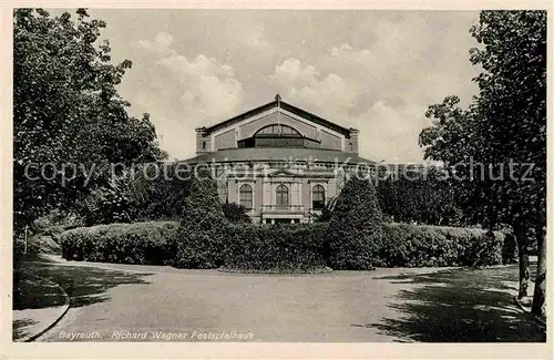 AK / Ansichtskarte Bayreuth Richard Wagner Festspielhaus Kat. Bayreuth