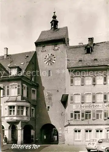 AK / Ansichtskarte Waldshut Tiengen Unteres Tor