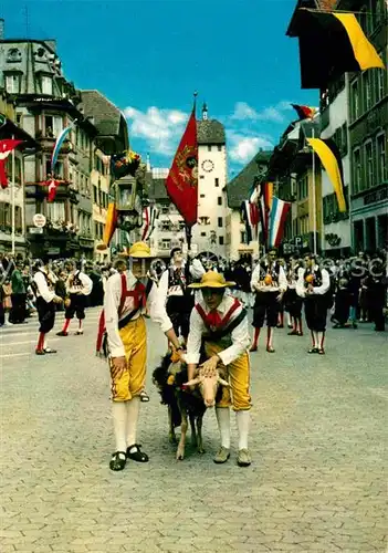 AK / Ansichtskarte Waldshut Tiengen Chilbi Fest mit Chilbi Bock