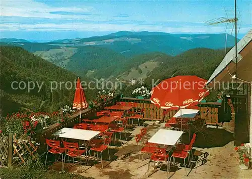 AK / Ansichtskarte Waldau Neustadt Cafe Lachenhaeusle Terrasse Kat. Friedenweiler