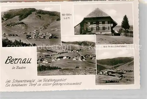 AK / Ansichtskarte Bernau Schwarzwald Feldberggebiet Hans Thoma Geburtshaus Kat. Bernau im Schwarzwald