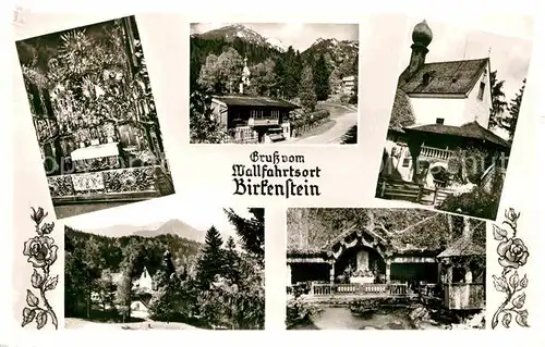 AK / Ansichtskarte Birkenstein Wallfahrtsort Kirche Alpen Kat. Fischbachau