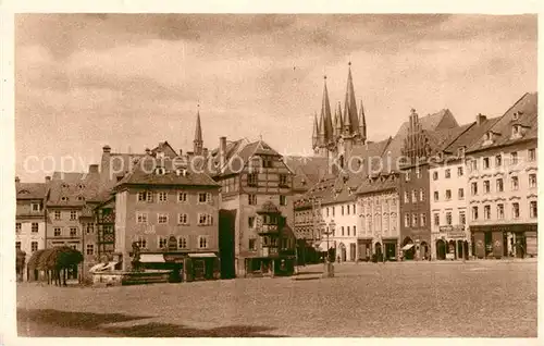 AK / Ansichtskarte Eger Tschechien Markt mit Stoeckl und Kirche