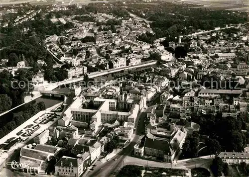 AK / Ansichtskarte Verdun Meuse Fliegeraufnahme Rue Mazel Canal Porte Chausse College  Kat. Verdun