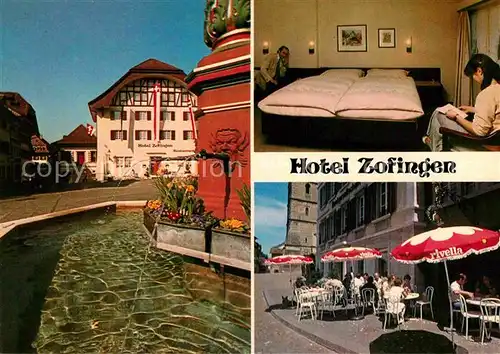 AK / Ansichtskarte Zofingen Hotel Zofingen Kat. Zofingen
