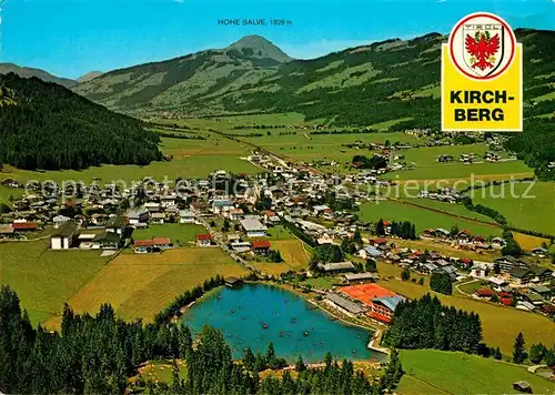 AK / Ansichtskarte Kirchberg Tirol Fliegeraufnahme Hohe Salve  Kat. Kirchberg in Tirol