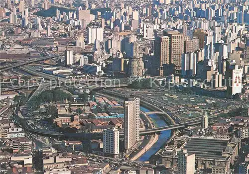 AK / Ansichtskarte Sao Paulo Fliegeraufnahme Parque D. Pedro II  Kat. Sao Paulo