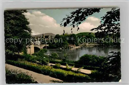 AK / Ansichtskarte Rheinfelden Baden Stadtpark Blick zu Schweizer Grenze Kat. Rheinfelden (Baden)