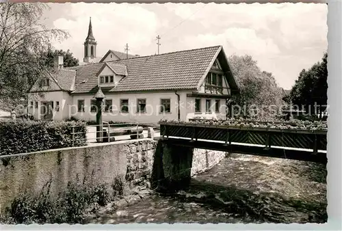 AK / Ansichtskarte Neustadt Schwarzwald Bruecke am Kneipp Kurbad