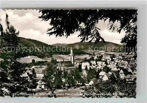 AK / Ansichtskarte Neustadt Schwarzwald Stadtblick mit Kirche