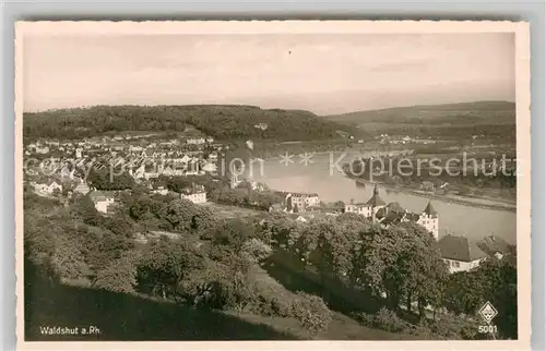 AK / Ansichtskarte Waldshut Tiengen Rhein Panorama