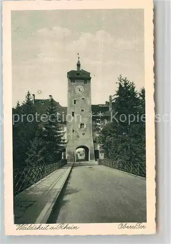 AK / Ansichtskarte Waldshut Tiengen Oberes Tor