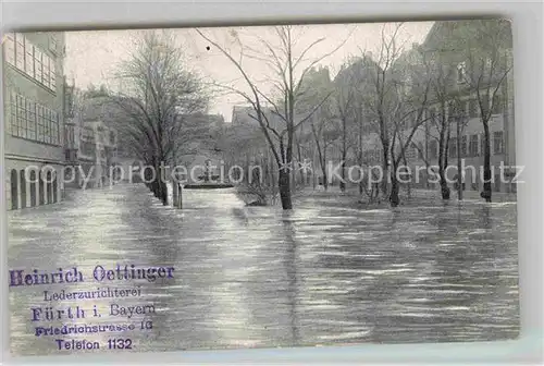 AK / Ansichtskarte Nuernberg Hochwasser Katastrophe 1909 Maxplatz Kat. Nuernberg