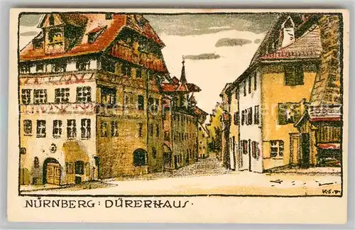 AK / Ansichtskarte Nuernberg Duererhaus Kat. Nuernberg