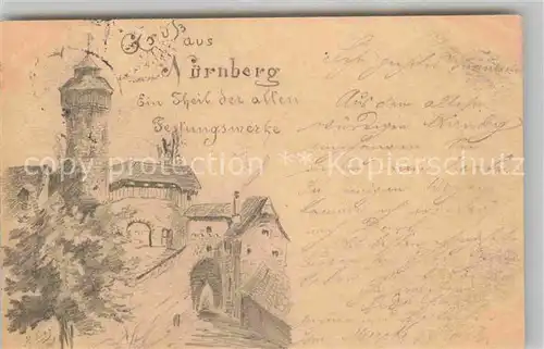 AK / Ansichtskarte Nuernberg Burg Kat. Nuernberg