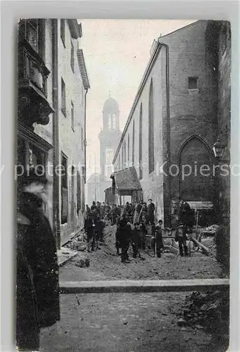 AK / Ansichtskarte Nuernberg Hochwasser Katastrophe 1909 Spitalgasse Kat. Nuernberg