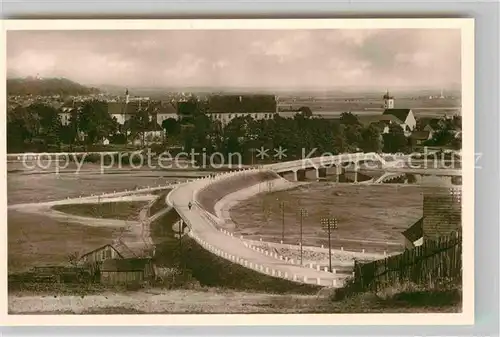 AK / Ansichtskarte Schwandorf Teilansicht Bruecke Kat. Schwandorf