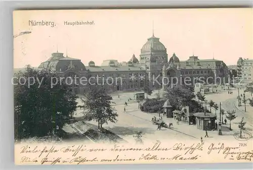 AK / Ansichtskarte Nuernberg Hauptbahnhof Kat. Nuernberg