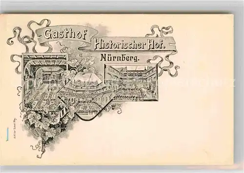 AK / Ansichtskarte Nuernberg Historischer Hof Kat. Nuernberg