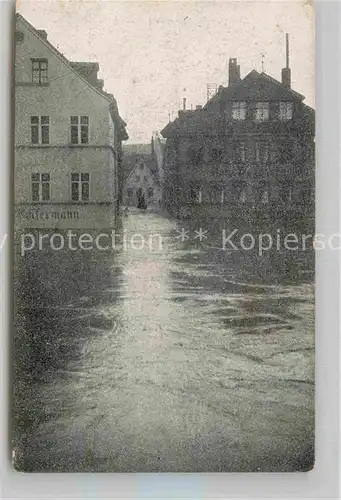 AK / Ansichtskarte Nuernberg Hochwasser Katastrophe 1909 Am Sand mit Fischergasse Kat. Nuernberg