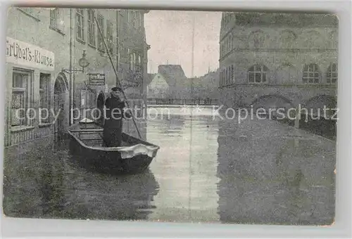 AK / Ansichtskarte Nuernberg Hochwasser Katastrophe 1909 Gruebelstrasse Kat. Nuernberg