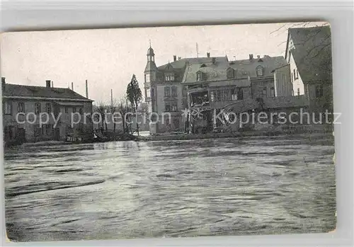 AK / Ansichtskarte Nuernberg Hochwasser Katastrophe 1909 Hauseinsturz Kleinweidenmuehle Kat. Nuernberg
