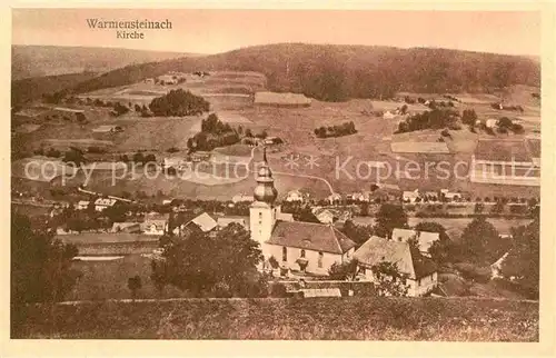 AK / Ansichtskarte Warmensteinach Kirche Kat. Warmensteinach Fichtelgebirge