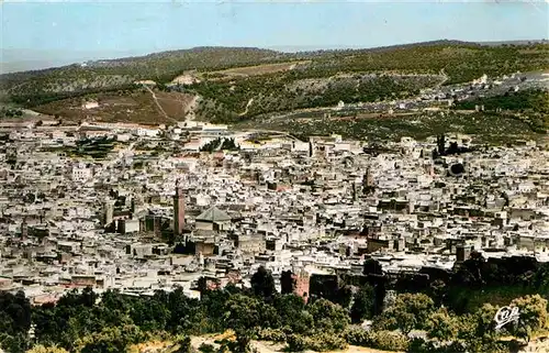 AK / Ansichtskarte Fes Panorama vers la Mosquee Karouiine et la Medersa Cherratine Kat. Marokko
