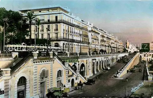 AK / Ansichtskarte Alger Algerien Boulevard de la Republique Hotel de l Oasis