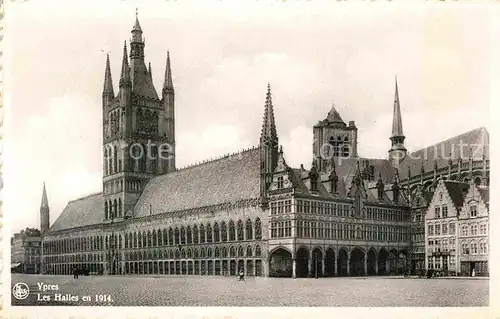 AK / Ansichtskarte Ypres Ypern West Vlaanderen Les Halles Kat. 