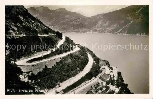 AK / Ansichtskarte Riva Lago di Garda Strada del Ponale Gardasee Kat. 