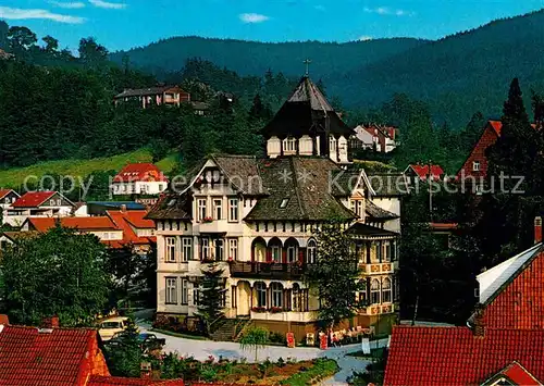 AK / Ansichtskarte Bad Grund Hotel Pension Bellevue  Kat. Bad Grund (Harz)